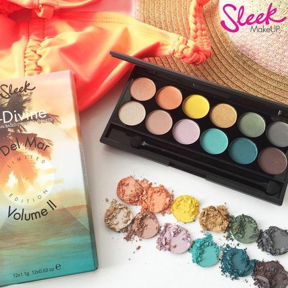 Sleek MakeUP Paleta De Farduri Sleek Eyeshadow Palette Del Mar Vol II