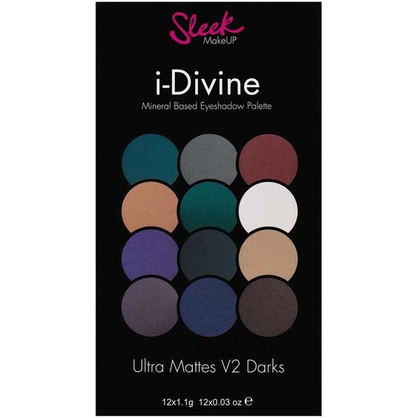 Sleek MakeUP Paleta De Farduri Sleek Eyeshadow Palette Ultra Mattes Darks V2