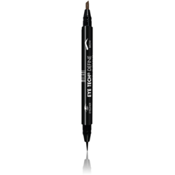 Contur De Ochi Milani Eye Tech Define 2 in 1 Brow+Eyeliner Felt Tip Pen Dark Brown/Black