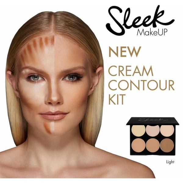 Sleek MakeUP Paleta Sleek Conturare Cream Contour Kit Light