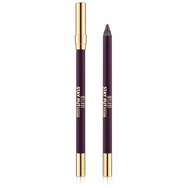 Creion de ochi Milani Stay Put Waterproof Eyeliner Fixed On Plum