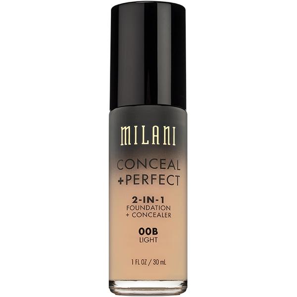 Fond De Ten + Corector Milani Conceal + Perfect 2 in 1 Foundation + Concealer Light - 00B