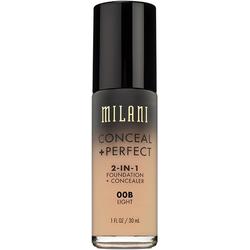 Fond De Ten + Corector Milani Conceal + Perfect 2 in 1 Foundation + Concealer Light - 00B