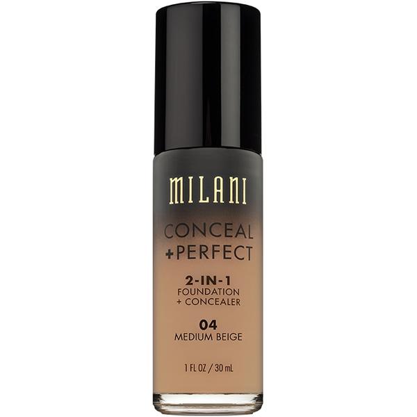 Fond De Ten + Corector Milani Conceal + Perfect 2 in 1 Foundation + Concealer Medium Beige - 04