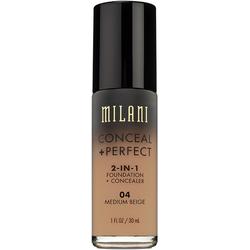 Fond De Ten + Corector Milani Conceal + Perfect 2 in 1 Foundation + Concealer Medium Beige - 04