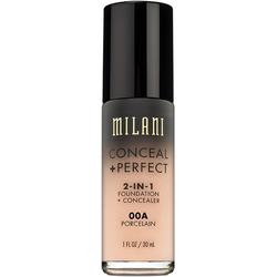 Fond De Ten + Corector Milani Conceal + Perfect 2 in 1 Foundation + Concealer Porcelain - 00A