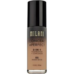 Fond De Ten + Corector Milani Conceal + Perfect 2 in 1 Foundation + Concealer Warm Beige - 05