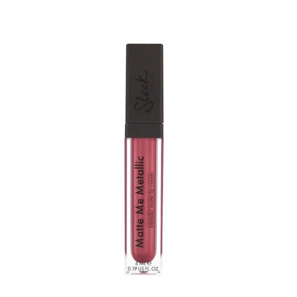 Sleek MakeUP Ruj Metalic Sleek Matte Me Metallized Rose