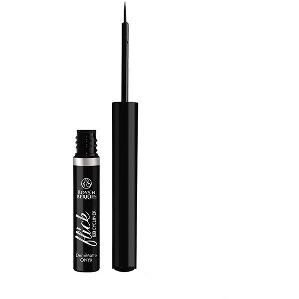 Boys n Berries Contur ochi Boys'n Berries Flick Pro Liquid Eyeliner Onyx (demi-matte)