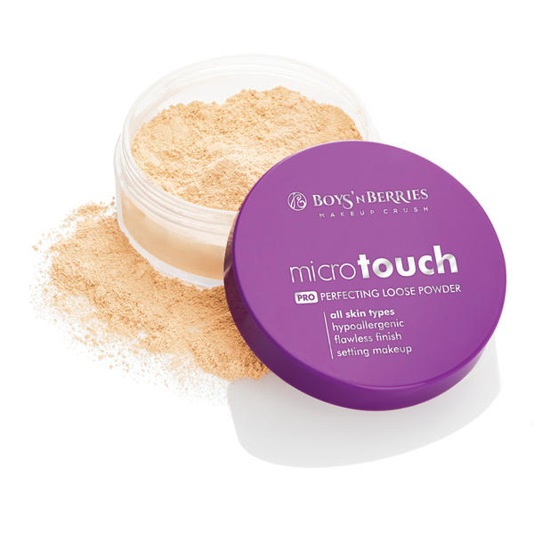 Boys n Berries Pudra pulbere Boys'n Berries MicroTouch Perfecting Loose Powder Natural
