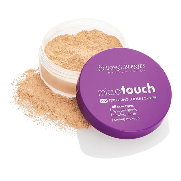 Boys n Berries Pudra pulbere Boys'n Berries MicroTouch Perfecting Loose Powder Summer Beige