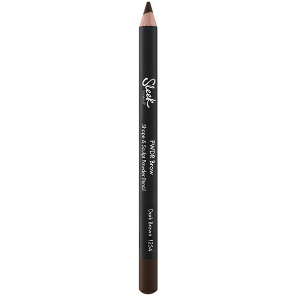 Sleek MakeUP Creion de sprancene Sleek PWDR Brow Shape And Sculpt Powder Pencil Dark Brown