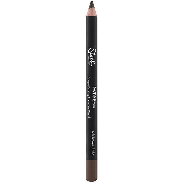 Sleek MakeUP Creion de sprancene Sleek PWDR Brow Shape And Sculpt Powder Pencil Ash Brown