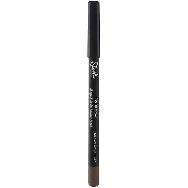 Sleek MakeUP Creion de sprancene Sleek PWDR Brow Shape And Sculpt Powder Pencil Medium Brown