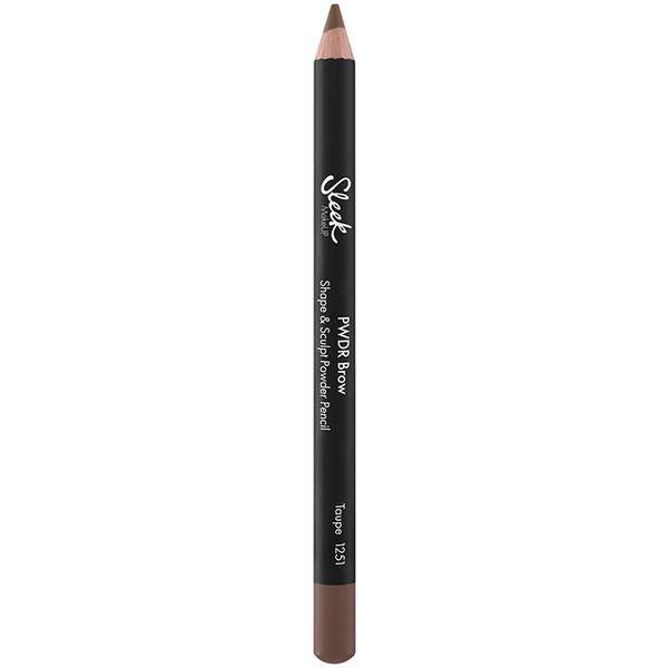 Sleek MakeUP Creion de sprancene Sleek PWDR Brow Shape And Sculpt Powder Pencil Taupe