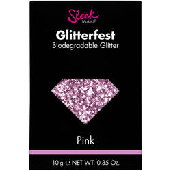 Glitter Biodegradabil Sleek Glitterfest Pink