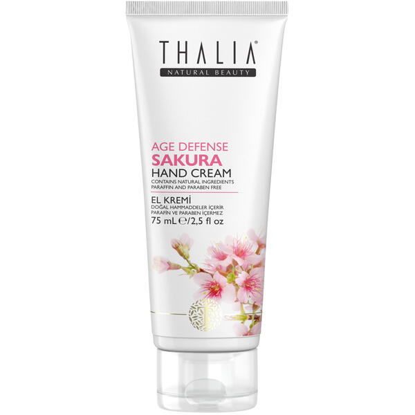 Crema de maini cu extract de sakura Age-Defense Thalia 75 ml