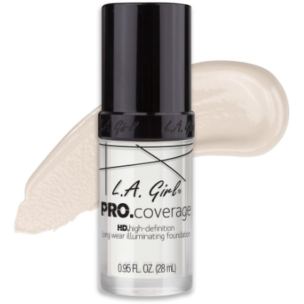 Fond De Ten L.A. Girl Pro Coverage HD High-Definition Long Wear Illuminating Foundation White GLM641