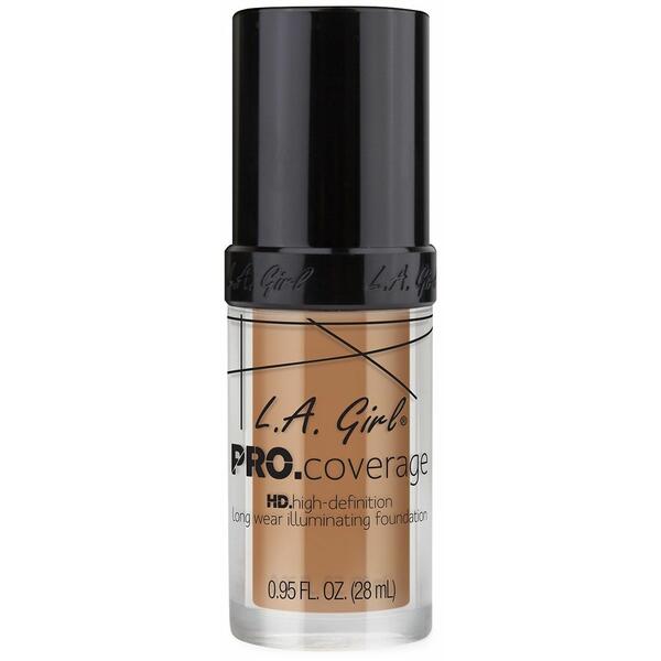 Fond De Ten L.A. Girl Pro Coverage HD High-Definition Long Wear Illuminating Foundation Beige GLM646