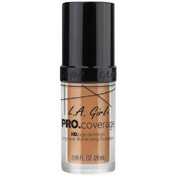 Fond De Ten L.A. Girl Pro Coverage HD High-Definition Long Wear Illuminating Foundation Soft Honey GLM648