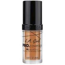 Fond De Ten L.A. Girl Pro Coverage HD High-Definition Long Wear Illuminating Foundation Tan GLM649