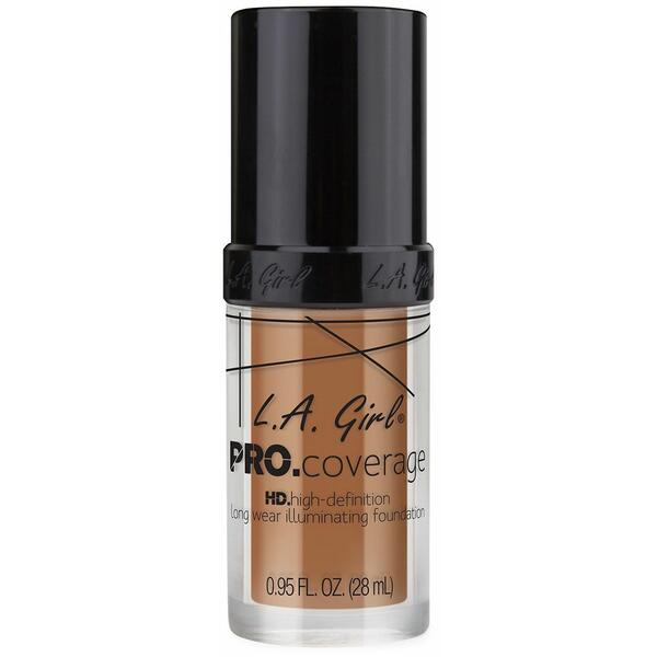 Fond De Ten L.A. Girl Pro Coverage HD High-Definition Long Wear Illuminating Foundation Sand GLM650