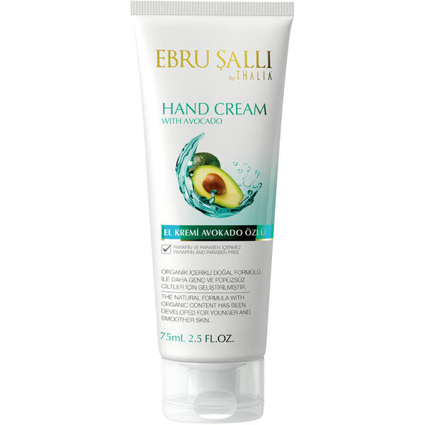 Crema de maini hidratanta cu ulei de avocado Thalia 75 ml