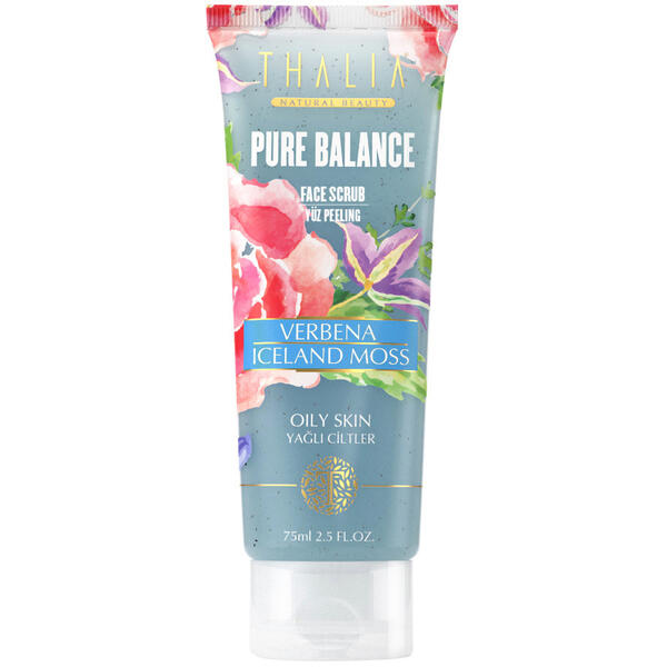 Scrub De Fata Thalia Pure Balance Face Scrub Verbena Iceland Moss 75 ml