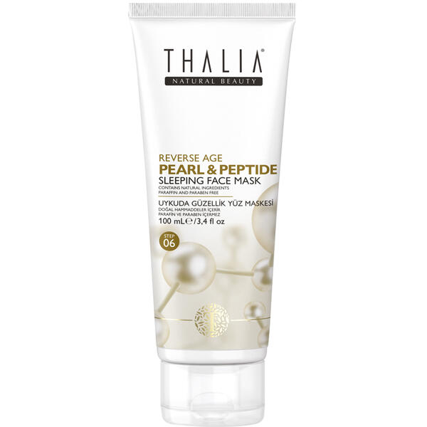 Masca De Fata Cu Perle Si Peptide Thalia Reverse Age Pearl & Peptide Sleeping Face Mask 75 ml