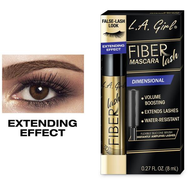 Mascara L.A. Girl Fiber Lash Mascara GMS645 Intense Black