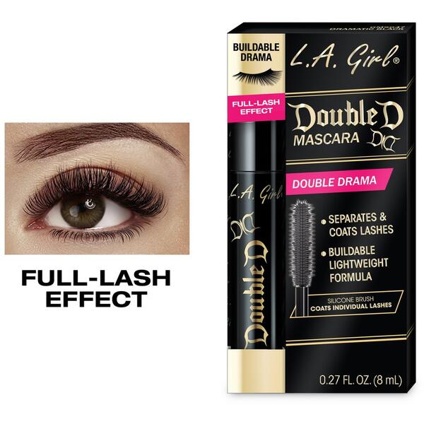 Mascara L.A. Girl Double D Mascara Double Drama GMS647 Dramatic Black