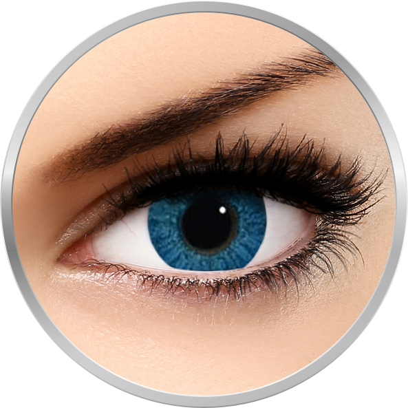Alcon / Ciba Vision Freshlook Colorblends Blue - lentile de contact colorate albastre lunare - 30 purtari (2 lentile/cutie)
