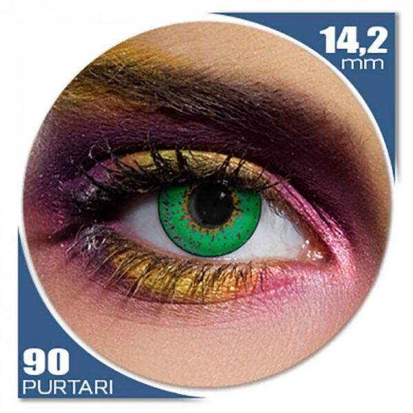 Edit 3 Tone Green - lentile de contact colorate verzi trimestriale - 90 purtari (2 lentile/cutie)