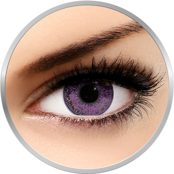 Edit Mystic Violet - lentile de contact colorate violet trimestriale - 90 purtari (2 lentile/cutie)