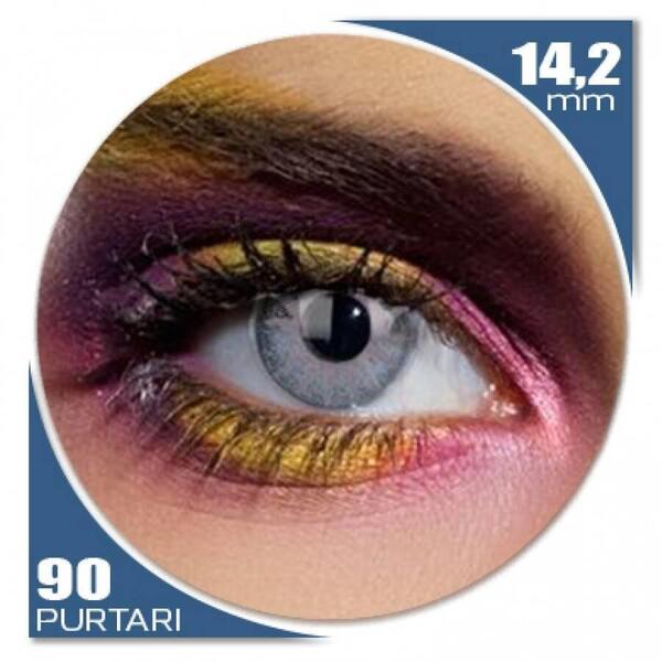 Edit Solar Grey - lentile de contact colorate gri trimestriale - 90 purtari (2 lentile/cutie)