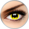 ColourVUE Crazy Bat Crusader - lentile de contact colorate galbene anuale - 360 purtari (2 lentile/cutie)