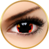 ColourVUE Crazy Blackhole Sun - lentile de contact colorate rosii anuale - 360 purtari (2 lentile/cutie)