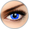 ColourVUE Crazy Blue Leopard - lentile de contact colorate albastre anuale - 360 purtari (2 lentile/cutie)