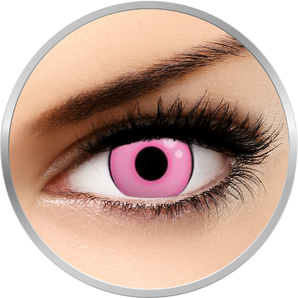 ColourVUE Crazy Hot Pink - lentile de contact colorate roz anuale - 360 purtari (2 lentile/cutie)