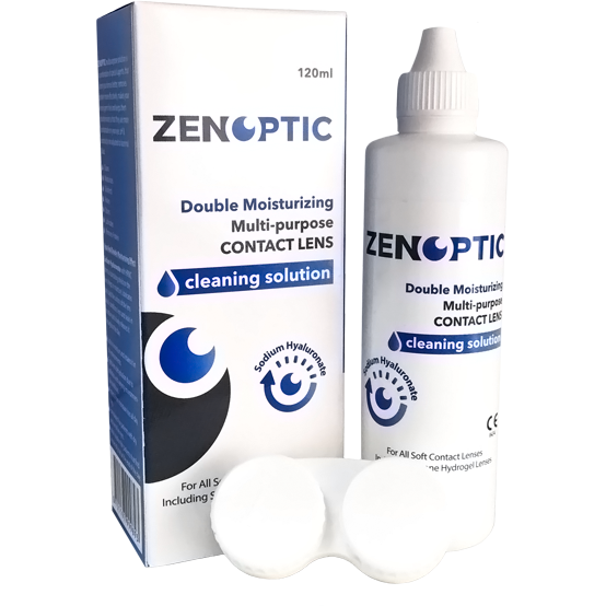 Solutie de curatare si intretinere lentile de contact ZENOPTIC Double Moisturizing 120 ml