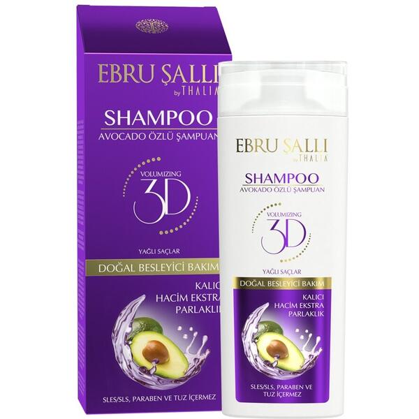 Sampon Pentru Volum cu Avocado - Thalia Natural Beauty - pentru par gras